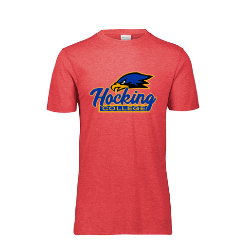 [FTSCUBRD-YS-LOGO1] Decker Youth Tri-Blend T-Shirt - Short Sleeve (Youth S, Red, Logo 1)