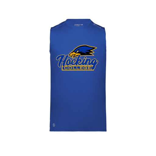 [222593.060.S-LOGO1] Men's CoolDry TankTop (Adult S, Royal, Logo 1)