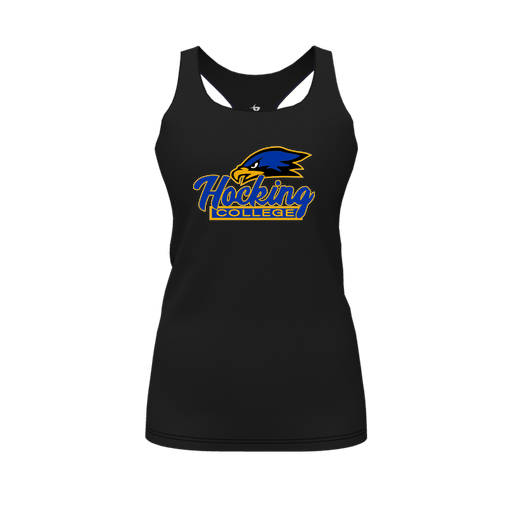 [FT0TRBBK-FYS-LOGO1] Decker Racerback Tank Top (Female Youth S, Black, Logo 1)