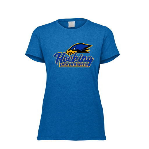 [FTSCUBRY-FAXS-LOGO1] Decker Women's Tri-Blend T-Shirt - Short Sleeve (Female Adult XS, Royal, Logo 1)