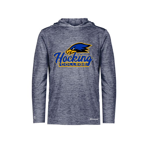 [FOLHCGNV-YS-LOGO1] Decker Youth Charge Hoodie (Youth S, Navy, Logo 1)