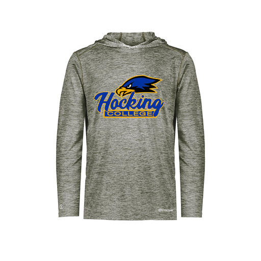 [FOLHCGGY-YS-LOGO1] Decker Youth Charge Hoodie (Youth S, Gray, Logo 1)